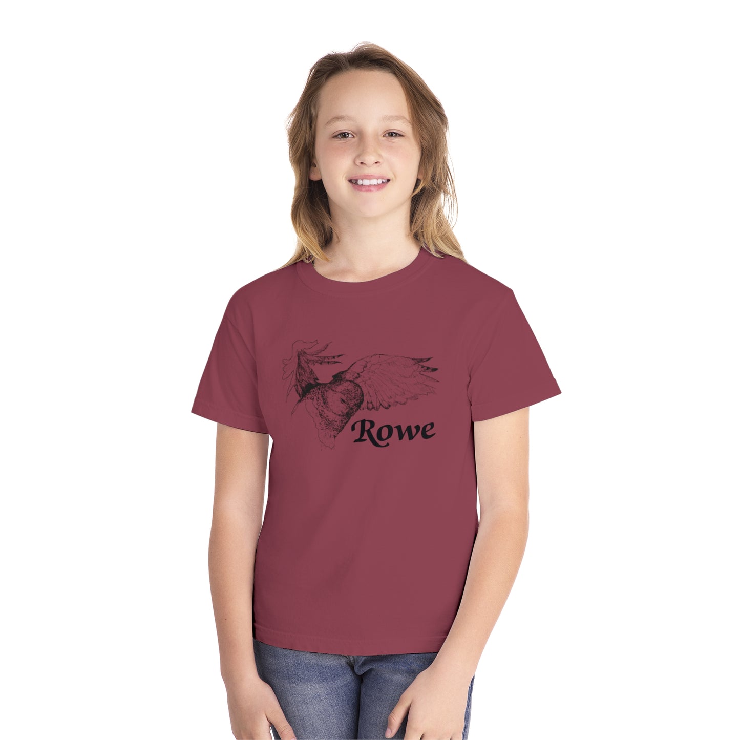 Youth Angel Wing Tee, Cool Graphic Shirt for Kids, Perfect for Summer, Gift for Birthdays, Trendy Casual Wear, Rowe Design