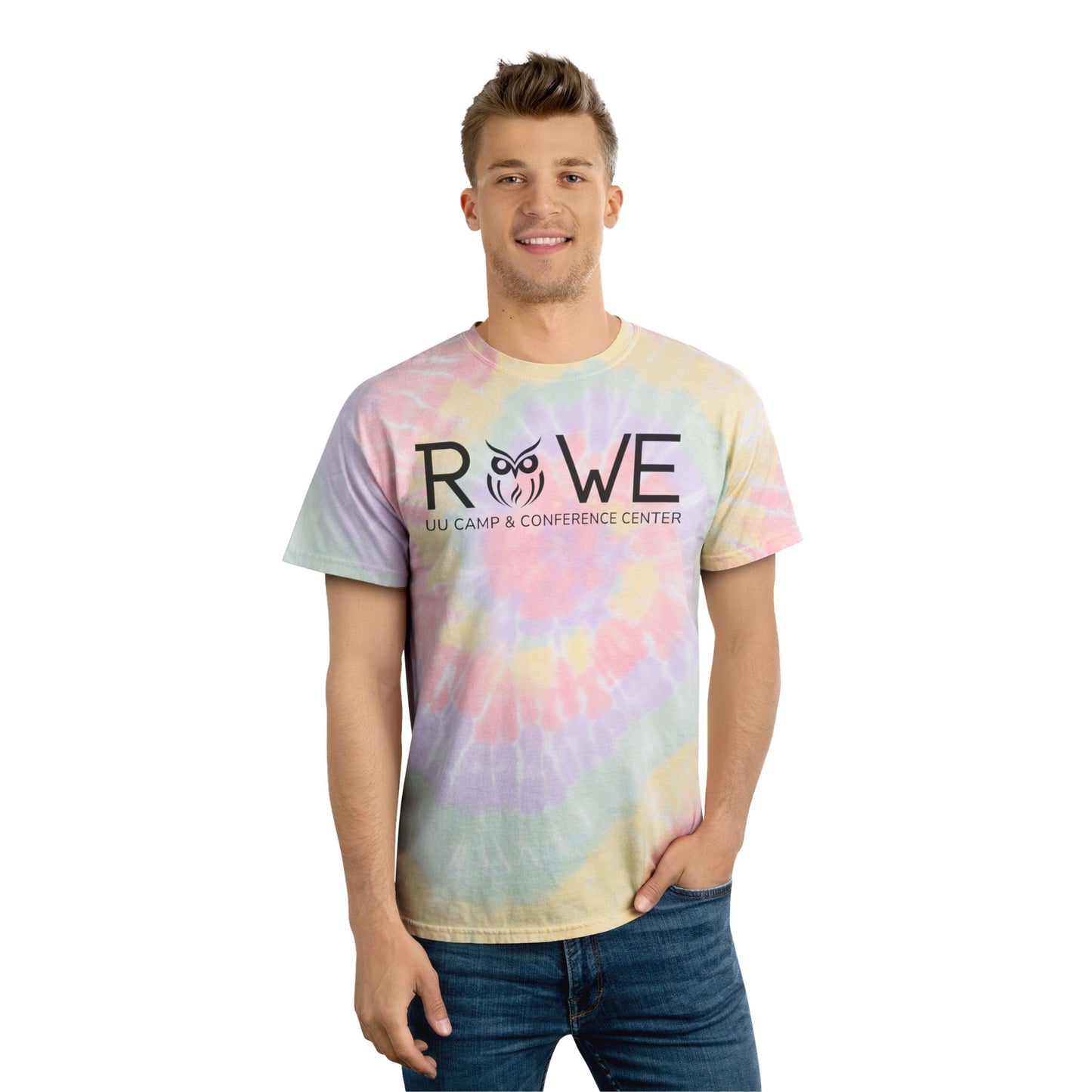 Rowe Logo Pastel Tie-Dye Tee