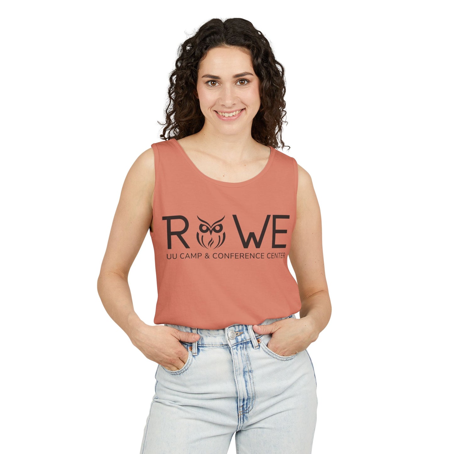 Rowe Logo Unisex Garment-Dyed Tank Top