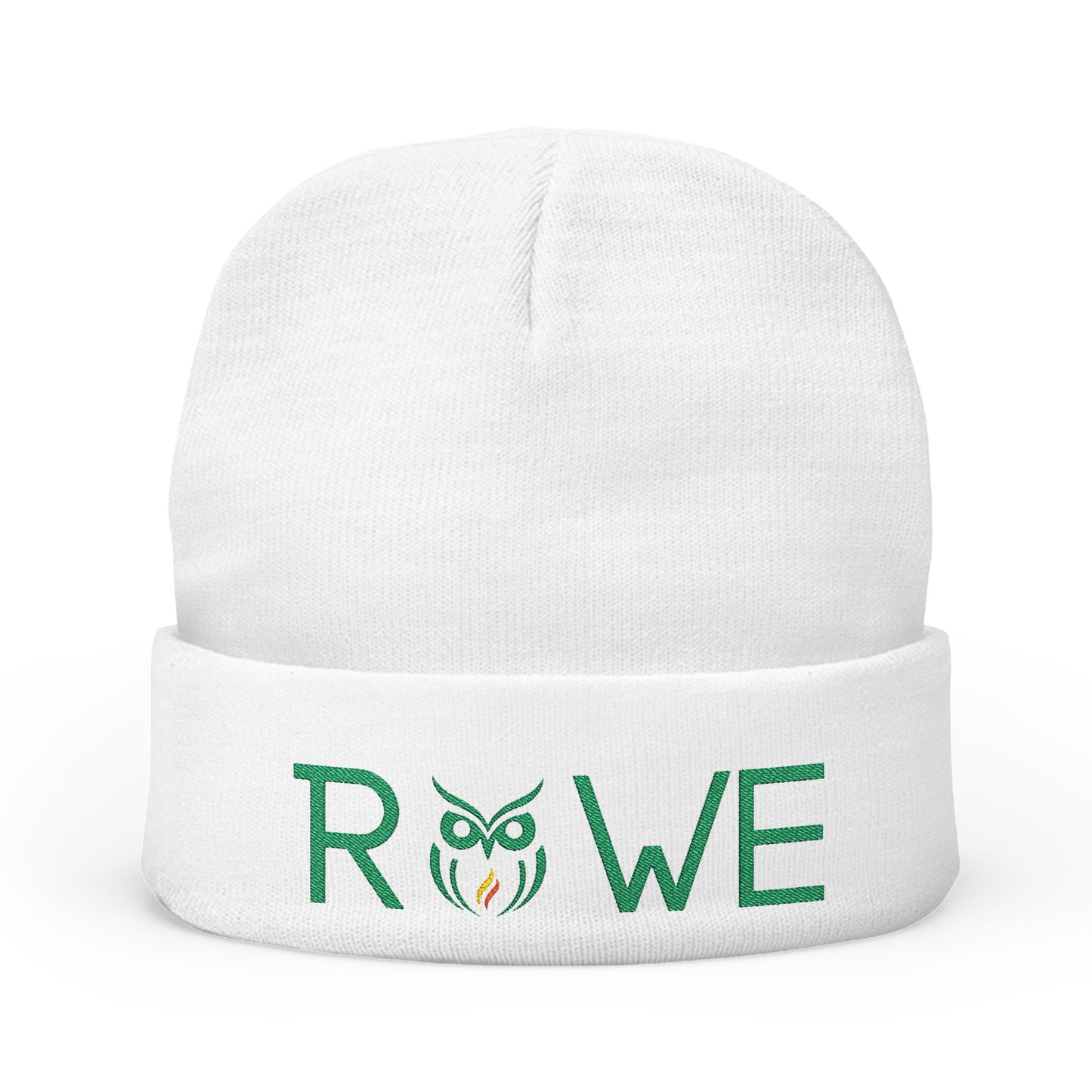Rowe Logo Embroidered Knit Beanie