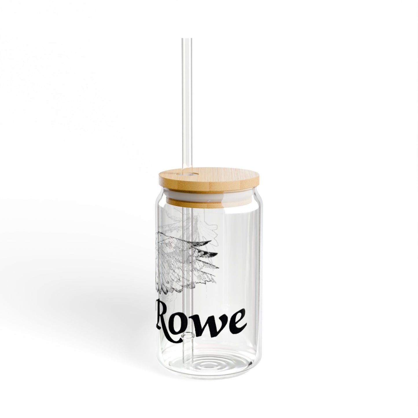 Stylish 16oz Sipper Glass with Lid - Eco-Friendly Drinkware, Perfect for Home, Picnics, and Gifts
