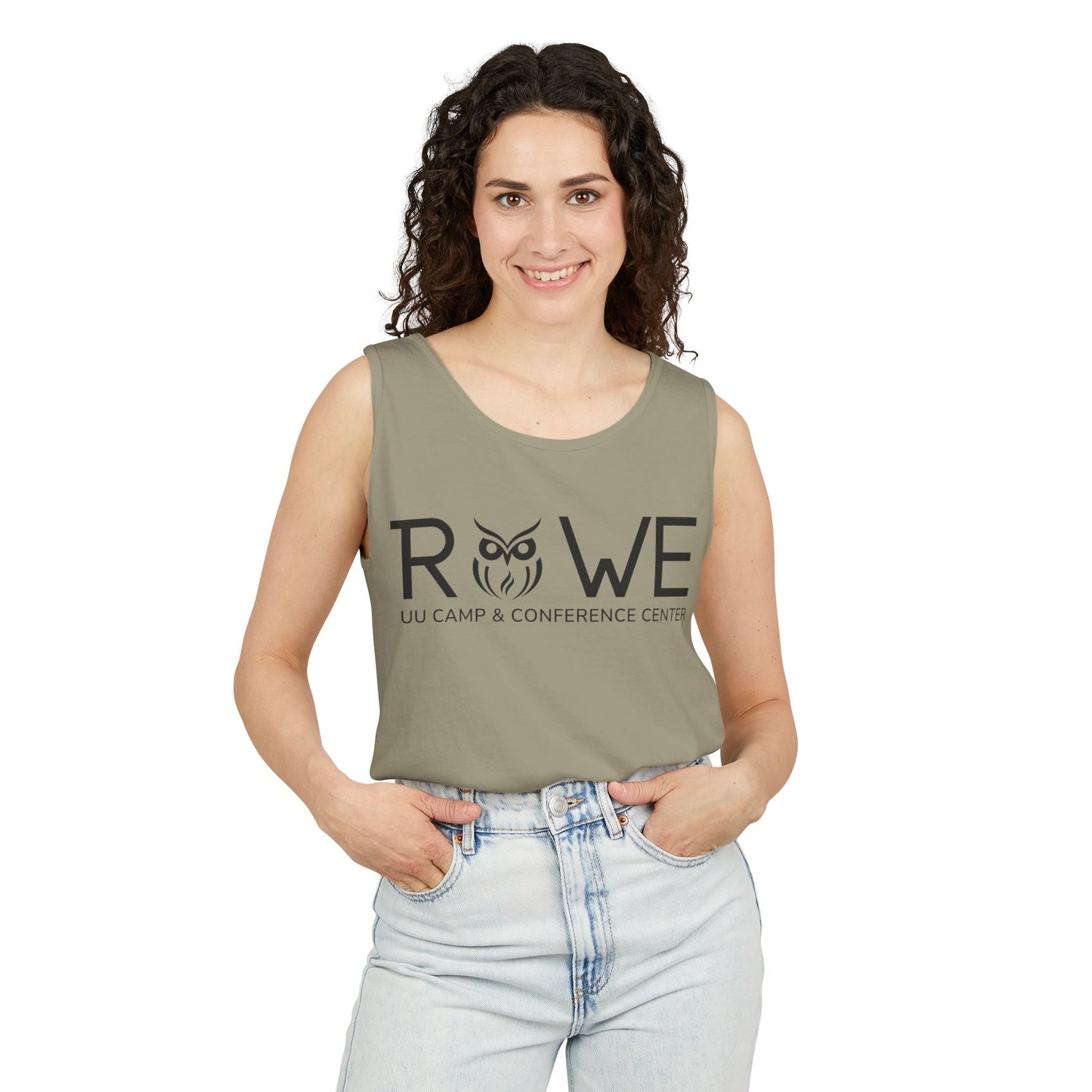 Rowe Logo Unisex Garment-Dyed Tank Top