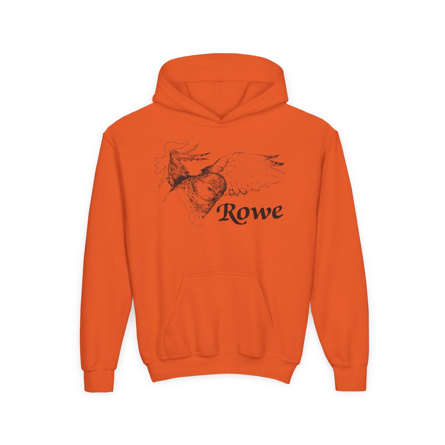 Rowe Youth Hoodie - Cozy Sweatshirt for Kids, Fashionable Gift, Personalized Birthday Present, Back to School Essentials, Casual Wear