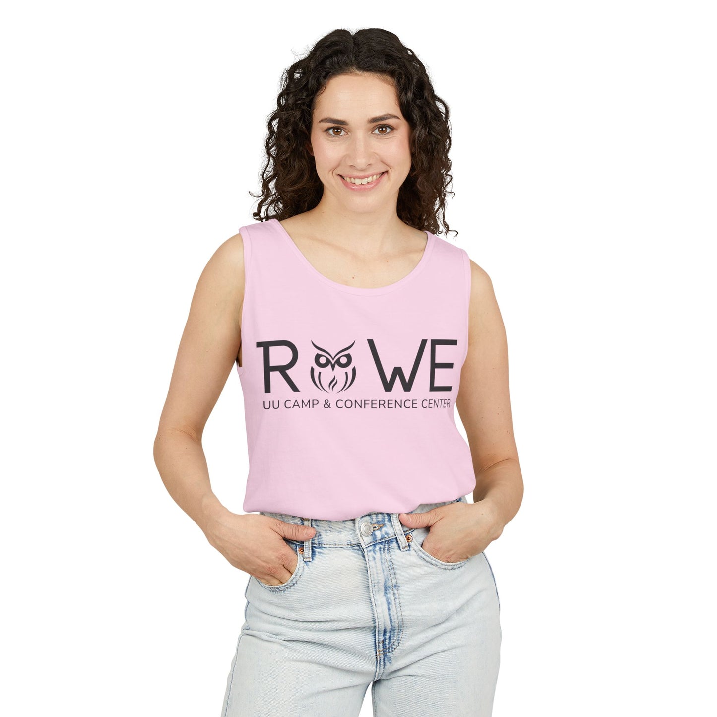 Rowe Logo Unisex Garment-Dyed Tank Top