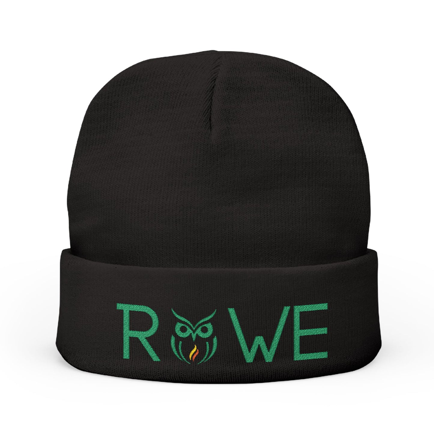 Rowe Logo Embroidered Knit Beanie