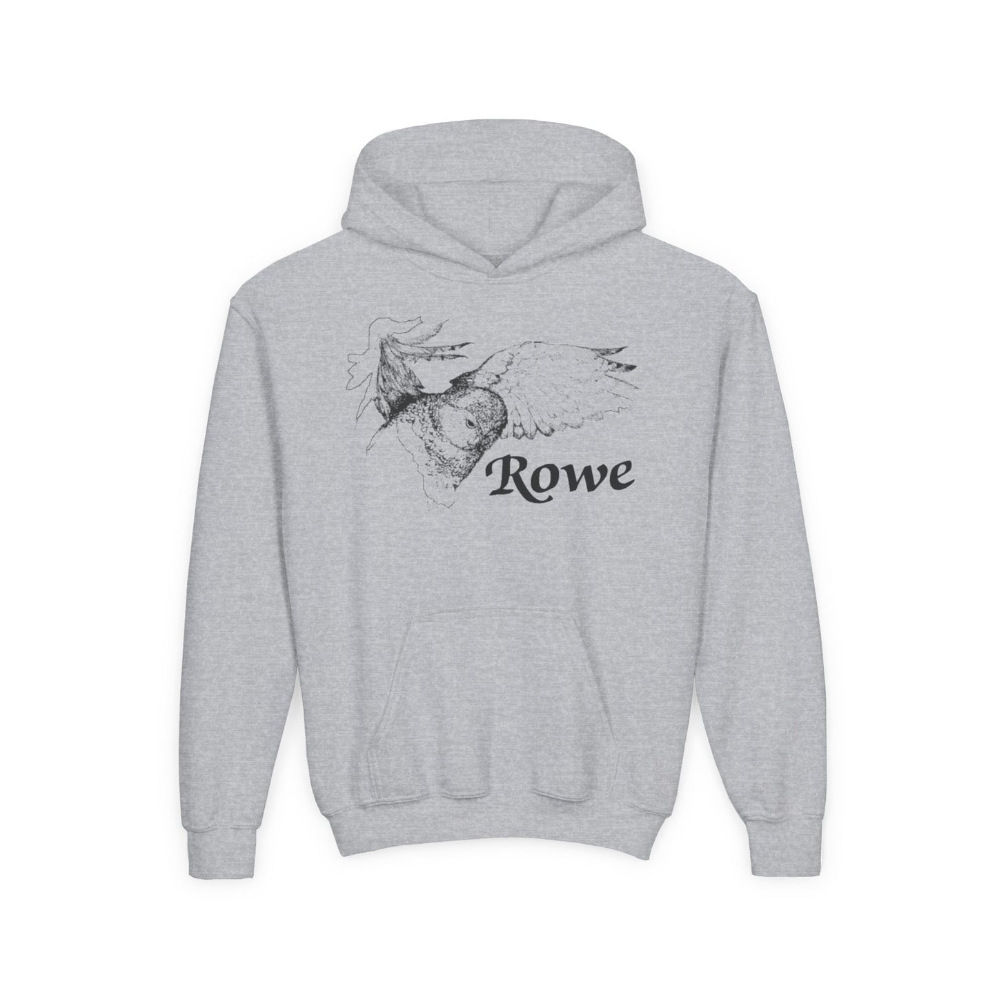 Rowe Youth Hoodie - Cozy Sweatshirt for Kids, Fashionable Gift, Personalized Birthday Present, Back to School Essentials, Casual Wear