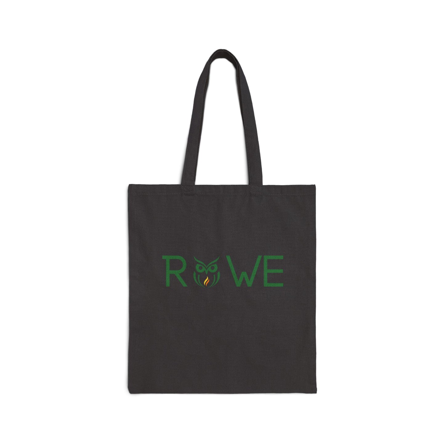 Eco-Friendly Cotton Canvas Tote Bag- Rowe Logo