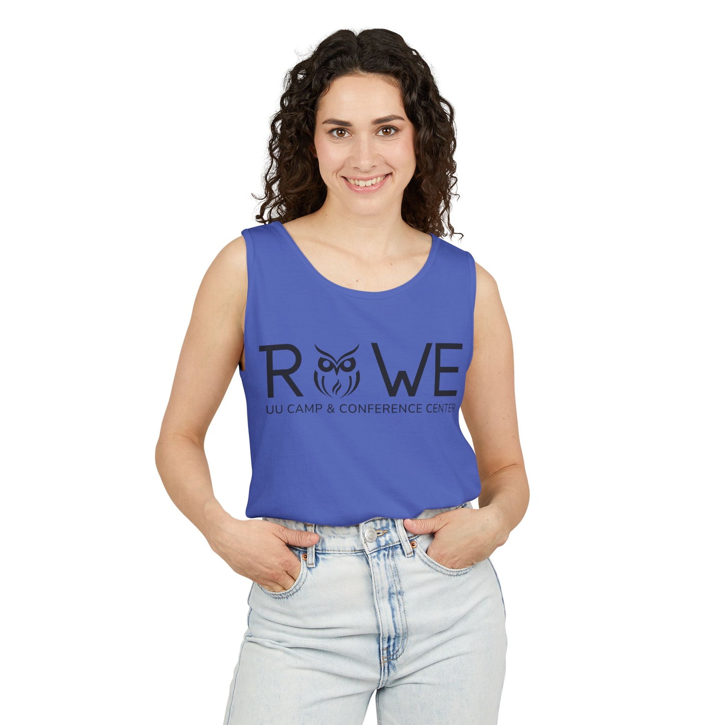 Rowe Logo Unisex Garment-Dyed Tank Top