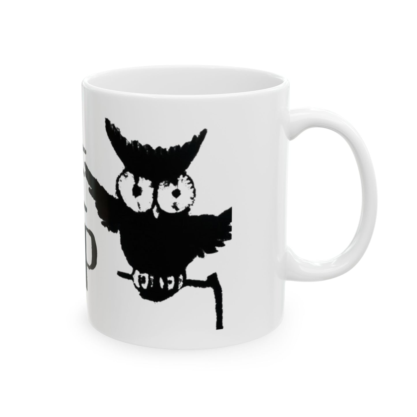 70's Owl Ceramic Mug