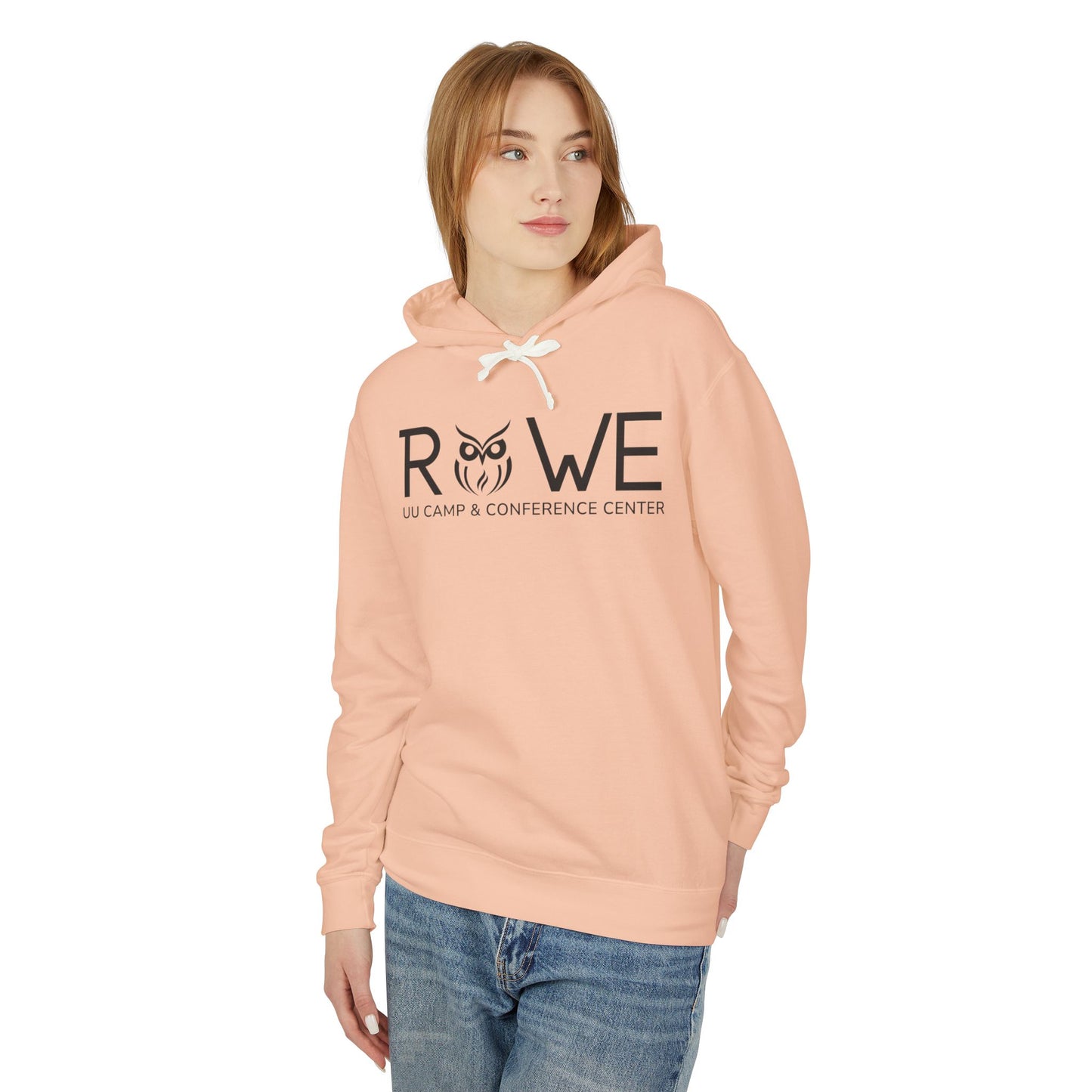 Rowe Logo Unisex Lightweight Hooded Sweatshirt