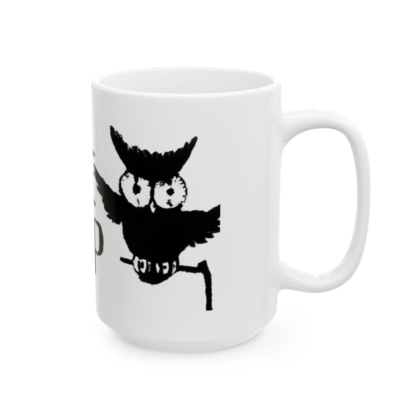 70's Owl Ceramic Mug