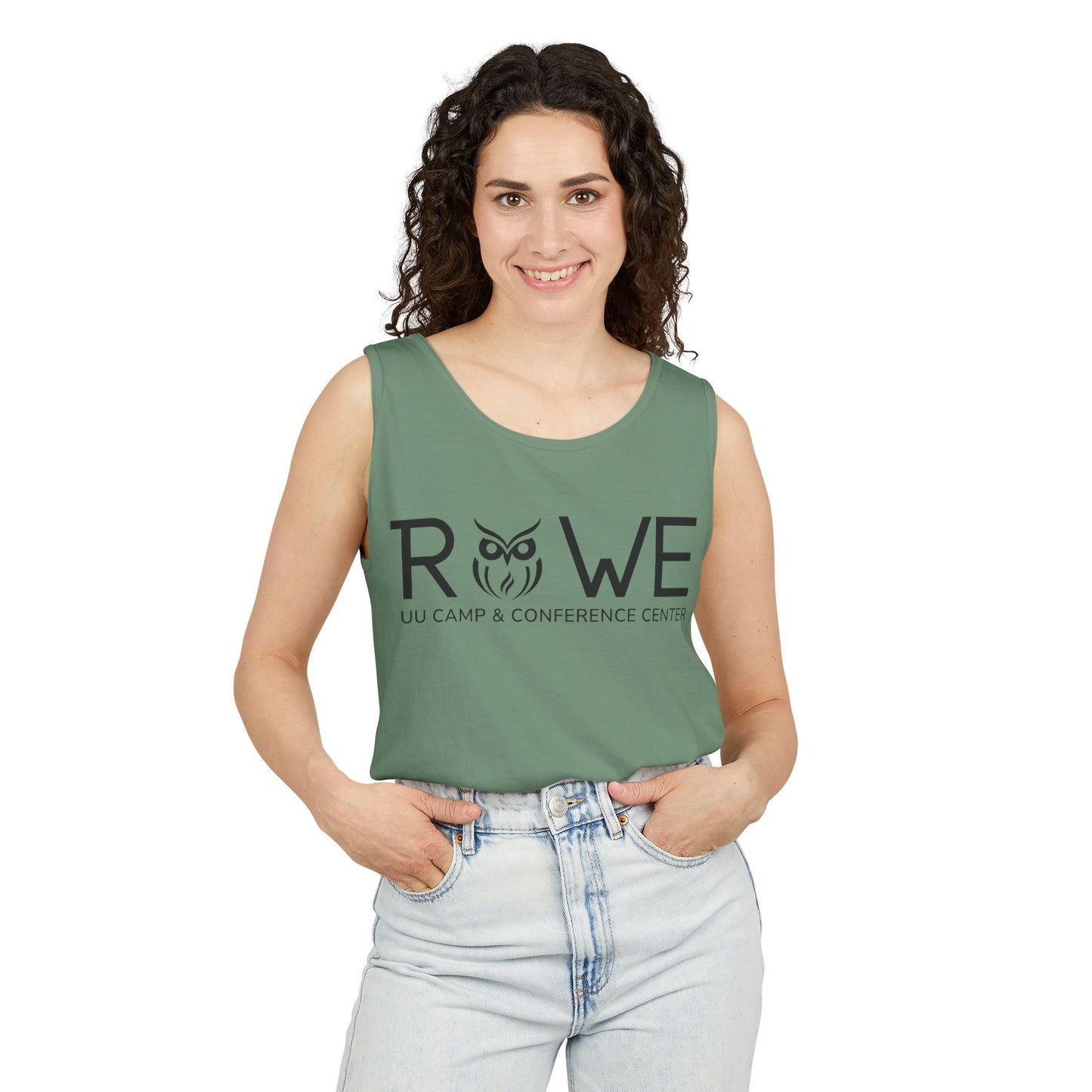 Rowe Logo Unisex Garment-Dyed Tank Top