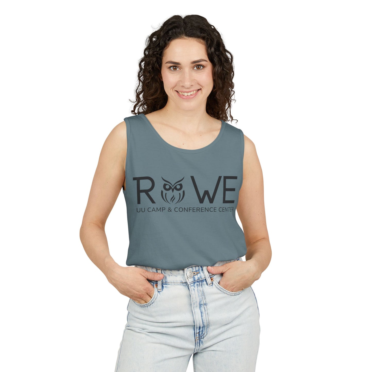 Rowe Logo Unisex Garment-Dyed Tank Top