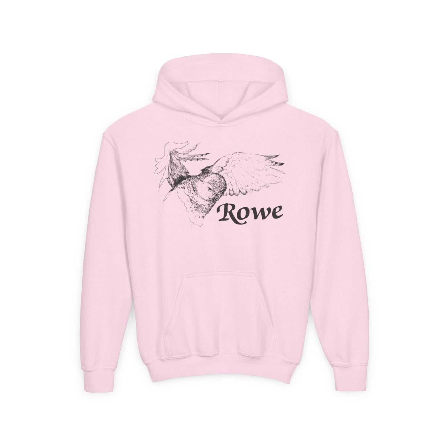 Rowe Youth Hoodie - Cozy Sweatshirt for Kids, Fashionable Gift, Personalized Birthday Present, Back to School Essentials, Casual Wear