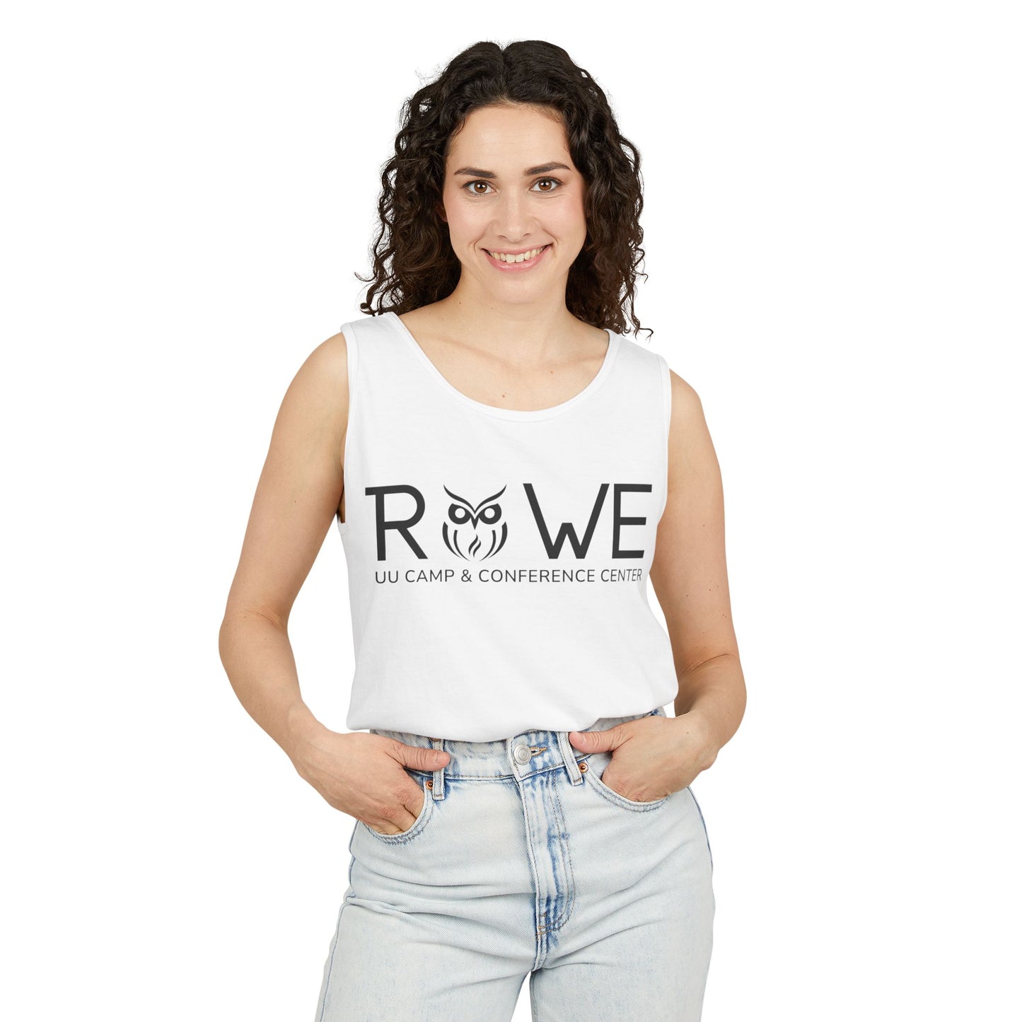 Rowe Logo Unisex Garment-Dyed Tank Top